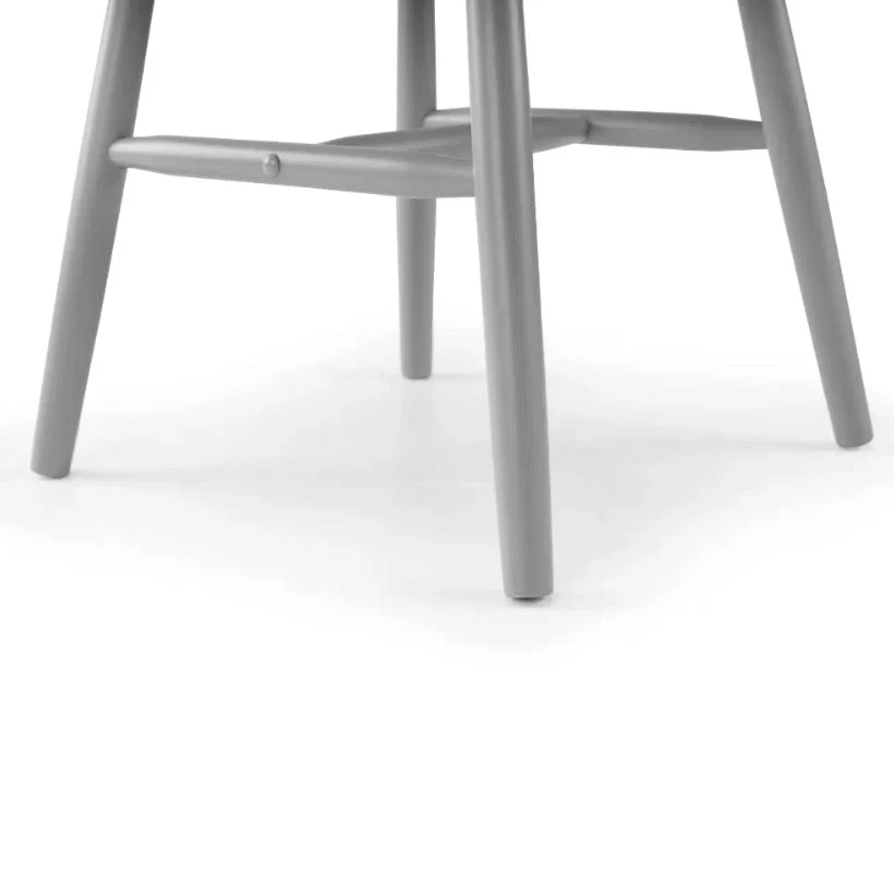 Alassio Spindle Back Chairs - Grey (Pair) - Image 4