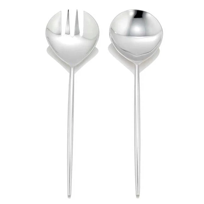 Artisan Stainless Steel Salad Servers - Gift Boxed - Image 3