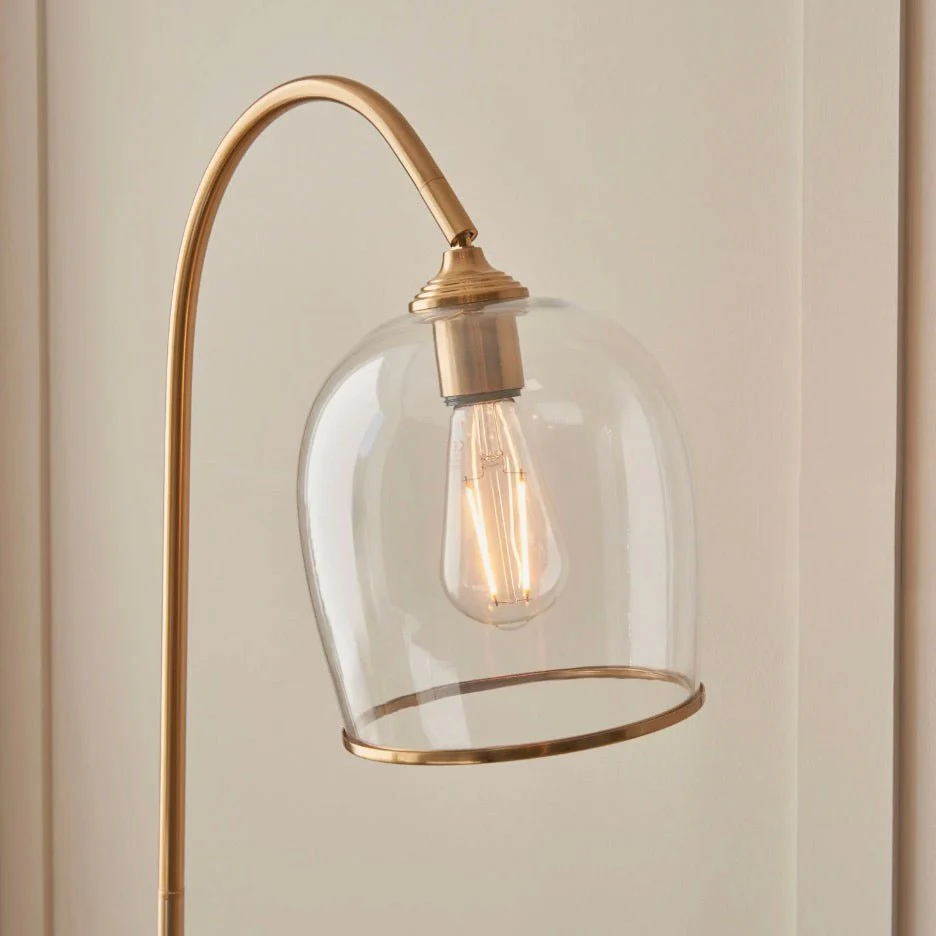 Ashcroft Floor Lamp - Brushed Aged Brass - Image 2