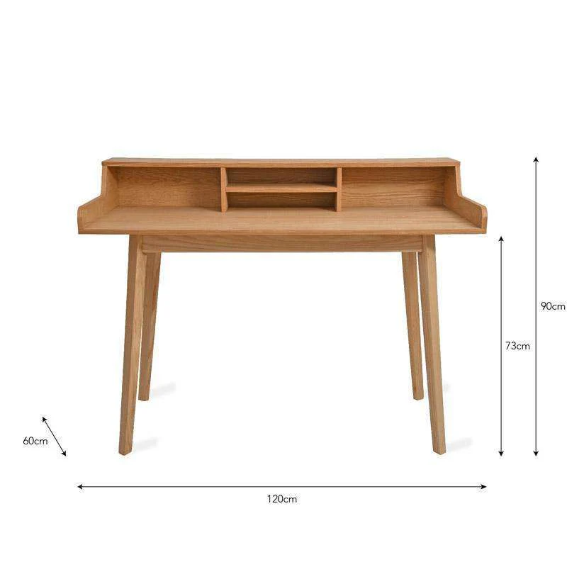 Ashwicke Desk with Storage - Ash - Image 4