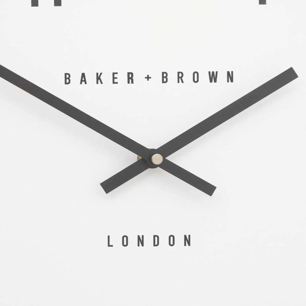 Baker & Brown Cambridge Wall Clock - Grey (40cm) - Image 9
