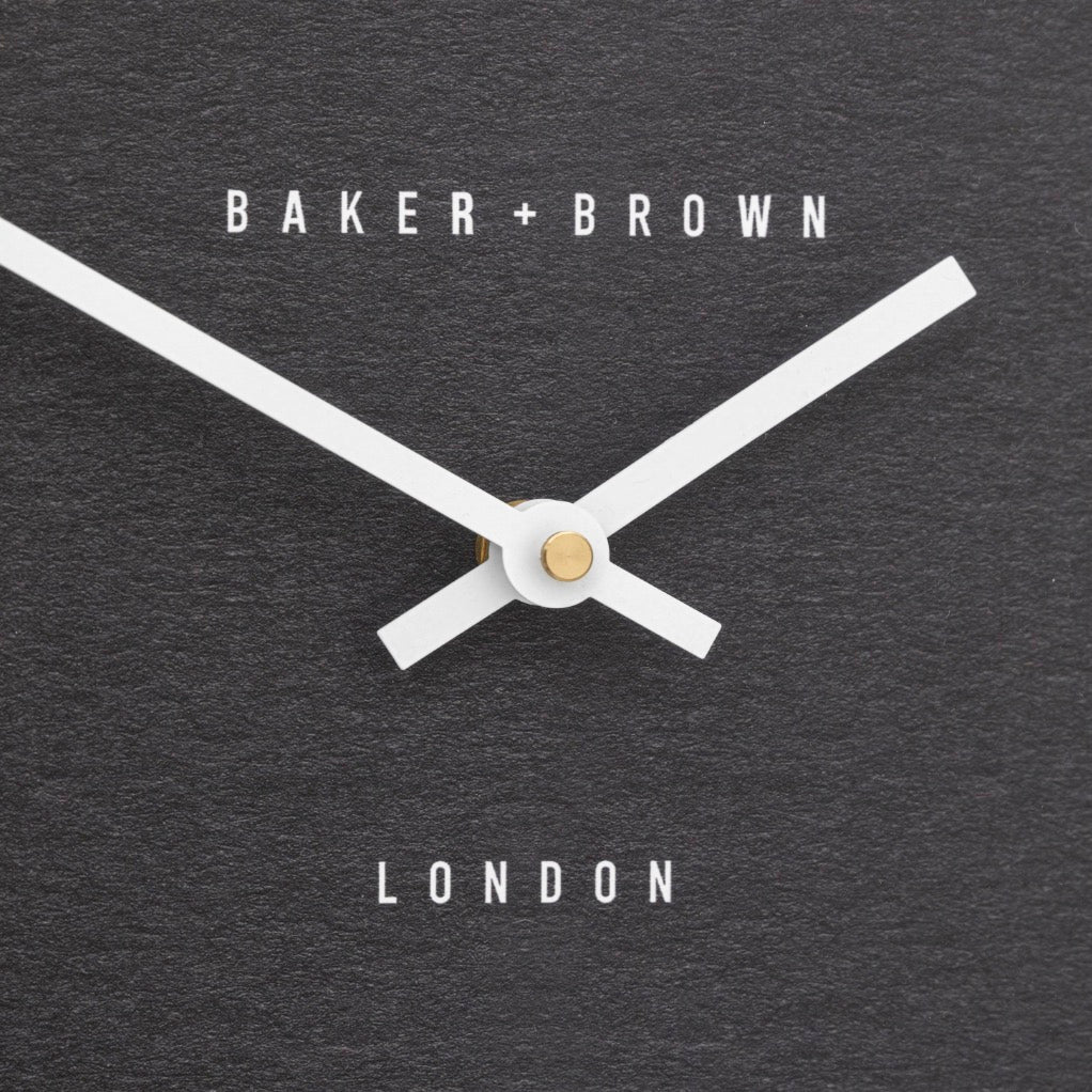 Baker & Brown Claremont Clock - Black (30cm) - Image 5