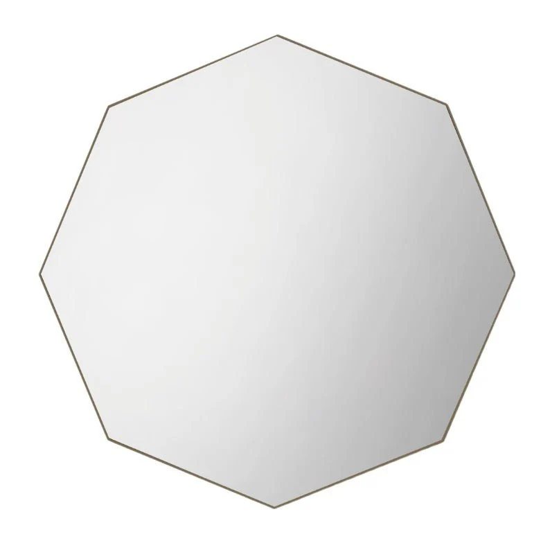 Bowie Octagonal Wall Mirror - 80cm - Champagne - Image 3