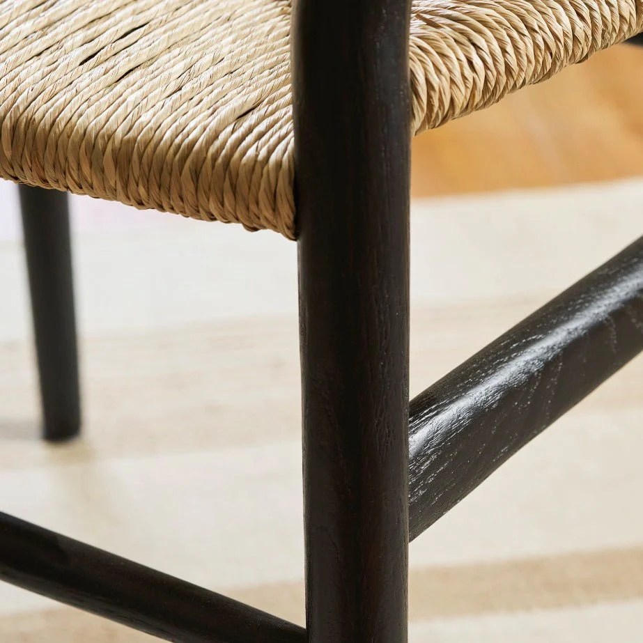 Chilthorne Wishbone Dining Chairs - Black (Set of 2) - Image 5