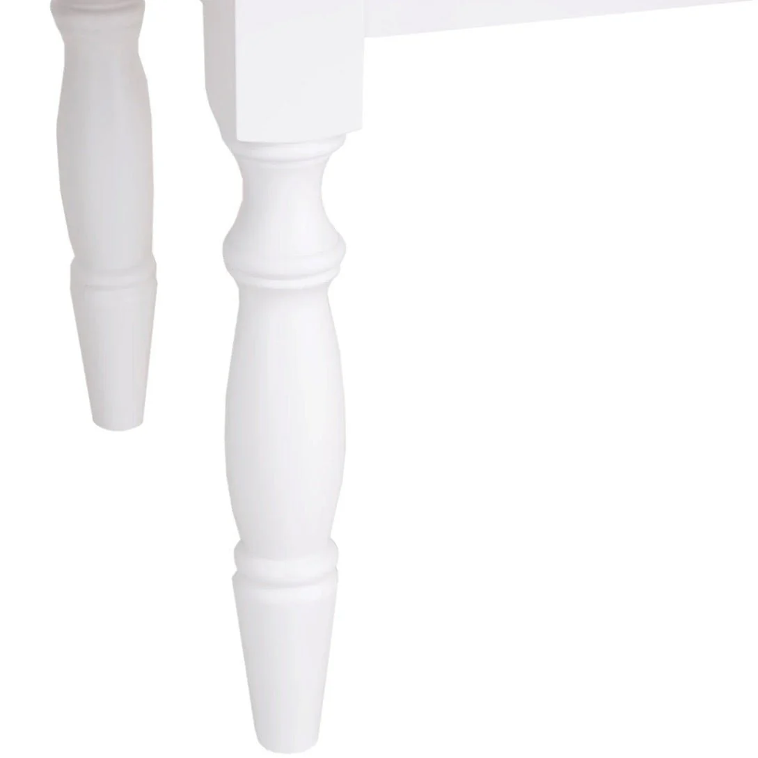 Clanfield White 1.3m Extending Dining Table - Image 11