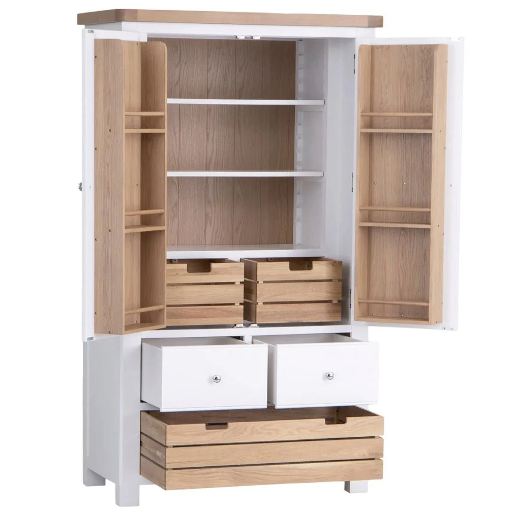 Clanfield White Double Larder Unit - Image 3