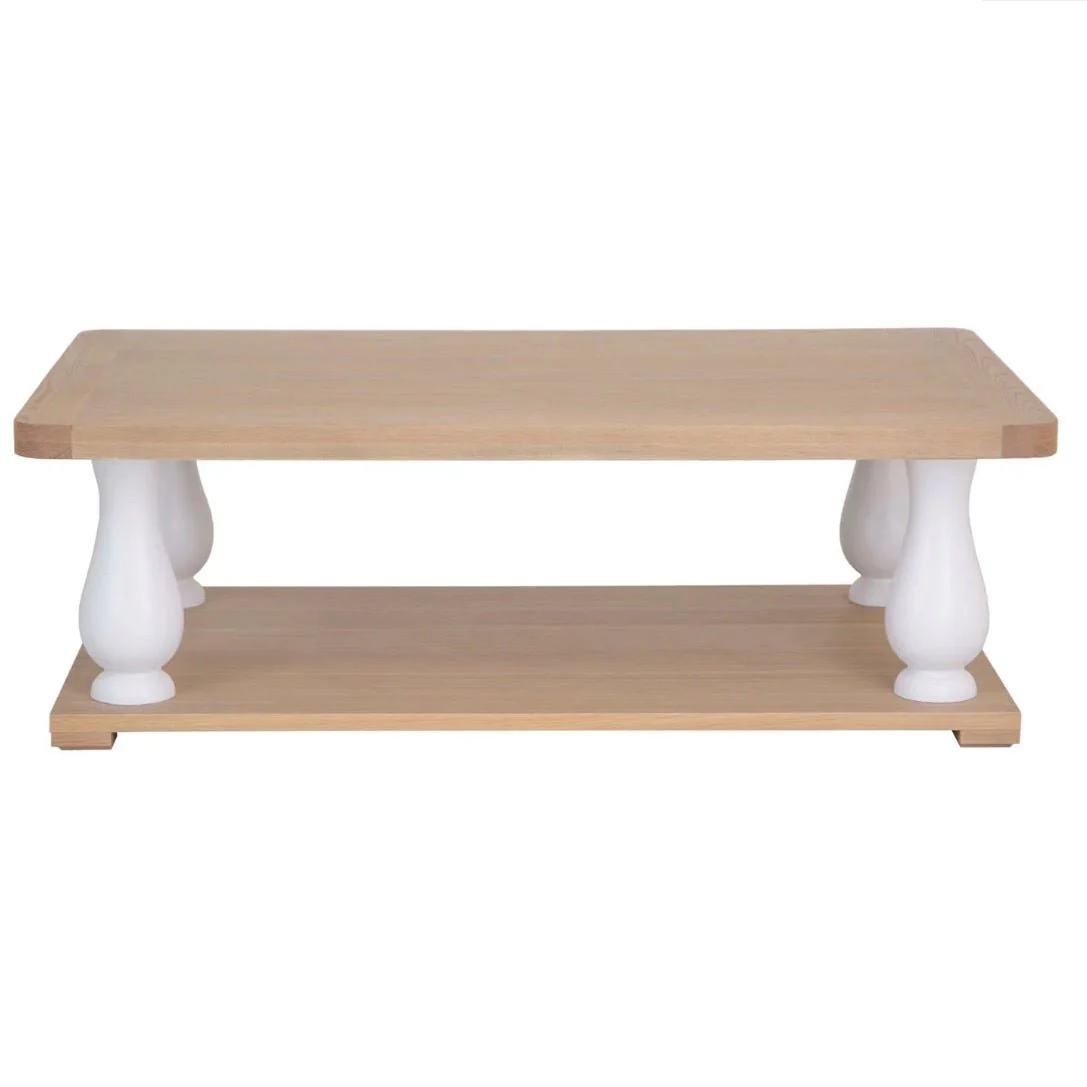 Clanfield White Large Coffee Table - Image 3