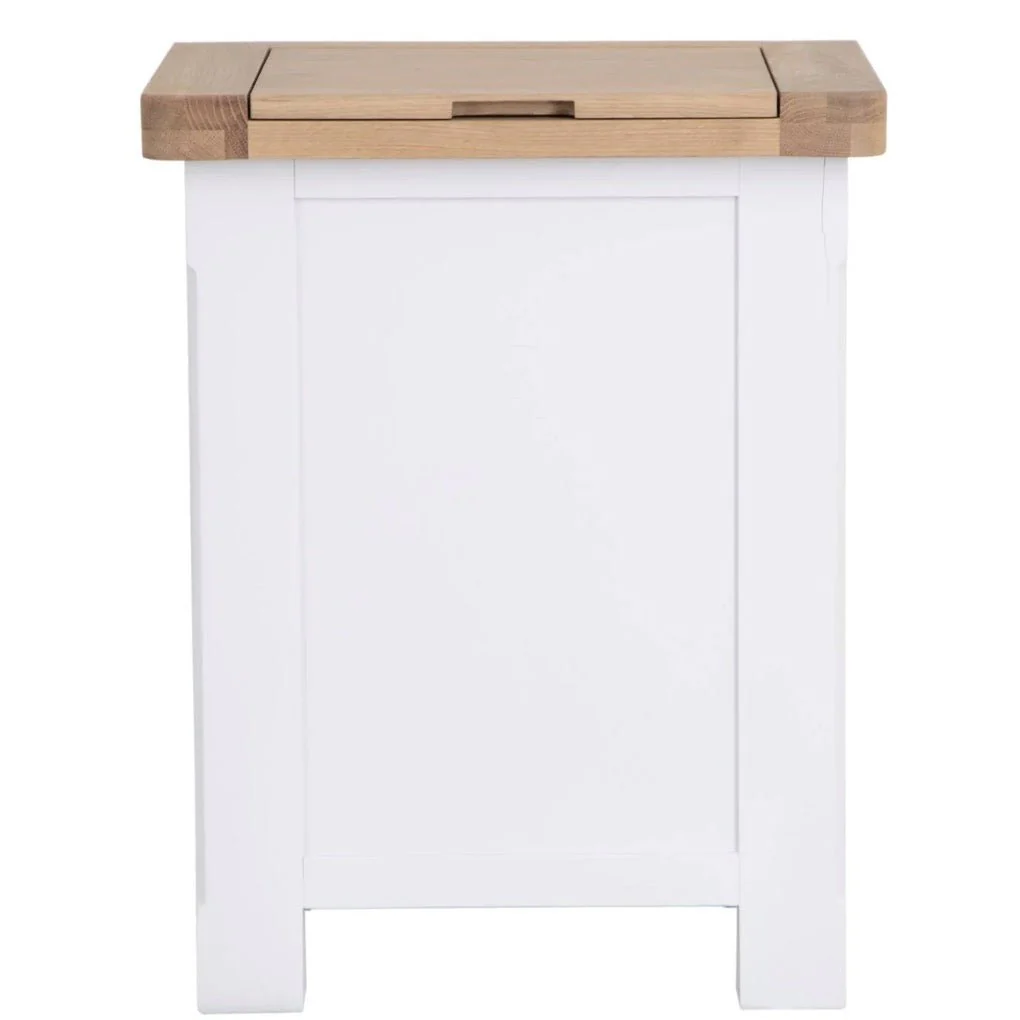 Clanfield White Laundry Box - Image 5