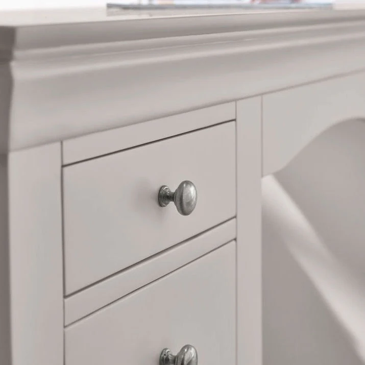 Clermont Light Grey Dressing Table - Image 2