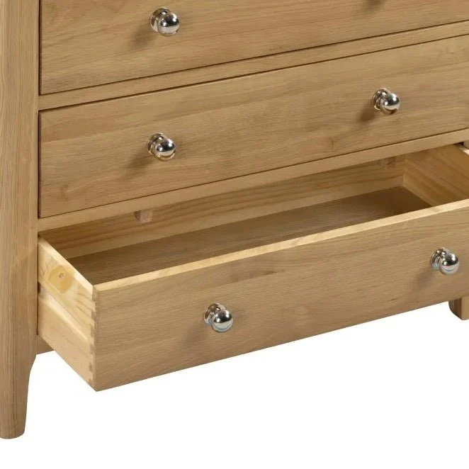Cotswold Oak 4 + 2 Chest of Drawers - Image 5