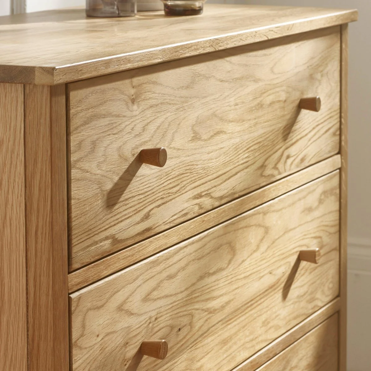 Coxmoor 3 Drawer Chest - Oak - Image 6