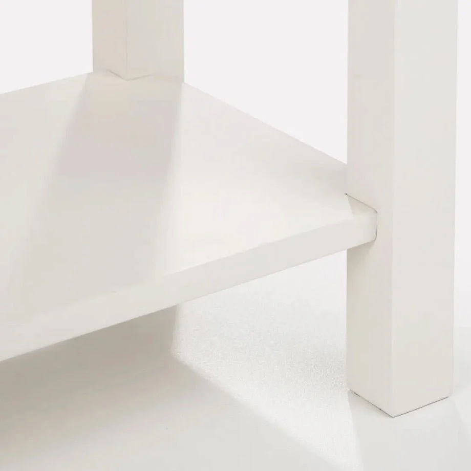 Coxmoor 90cm Console Table - Ivory & Oak - Image 2