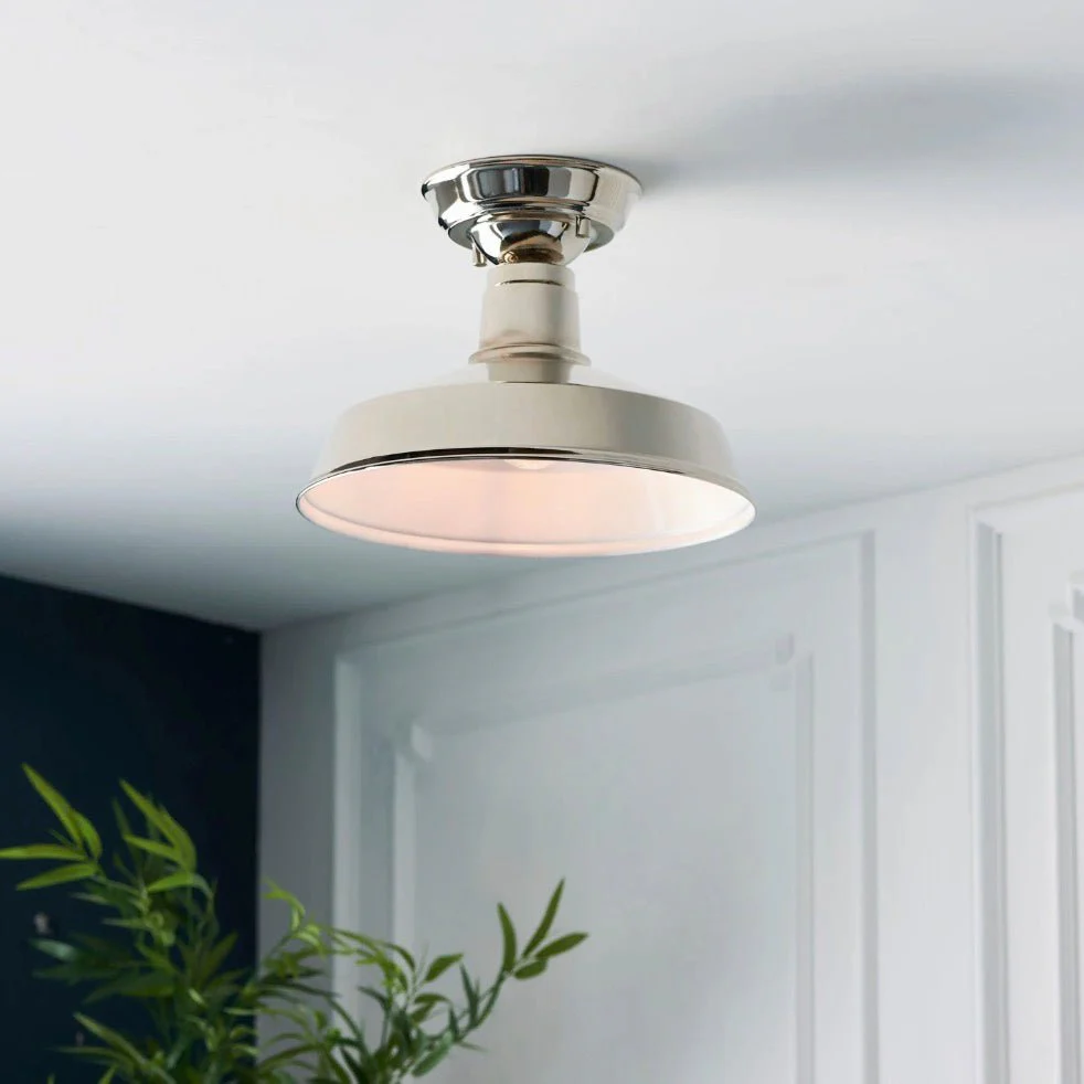 Darton Ceiling Light - Polished Nickel - Image 7