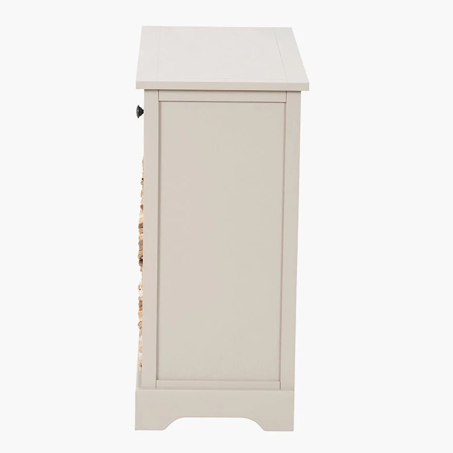 Devonshire Putty Pine 2 Drawer 4 Basket Unit - Image 8