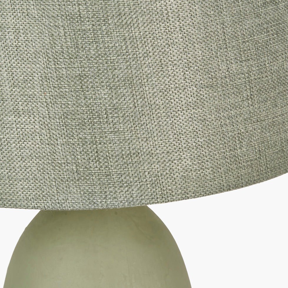 Erika Textured Ceramic Table Lamp - Sage - Image 2