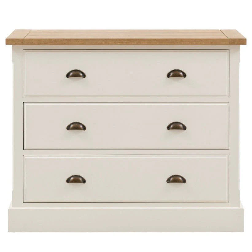 Eton 3 Drawer Chest - White - Image 8