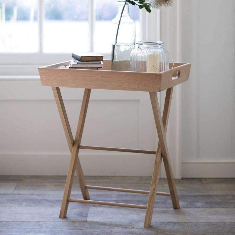 Hambledon Butlers Oak Tray Table - Image 4