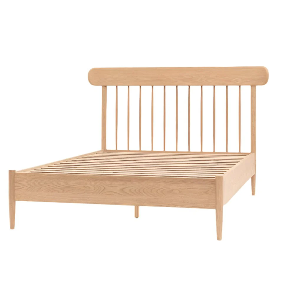 Hatfield Oak Spindle Bed - 2 Sizes - Image 5