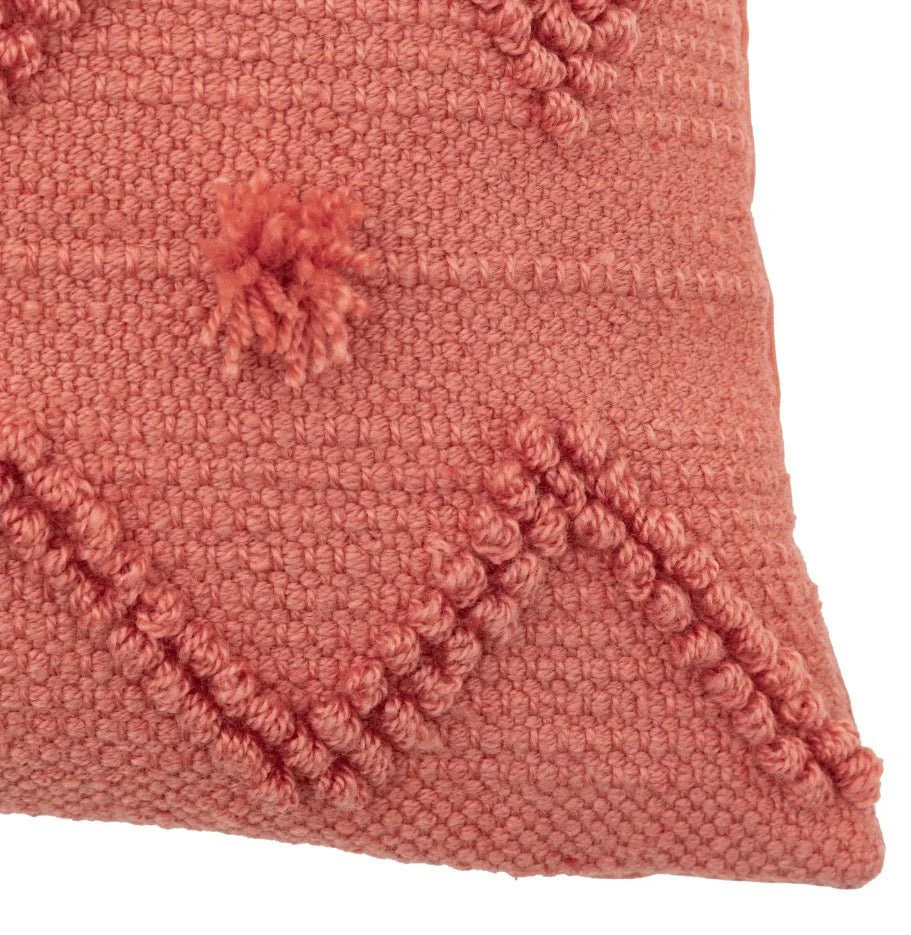 Indoor/Outdoor Perth Textured Cushion - Apricot - Image 6