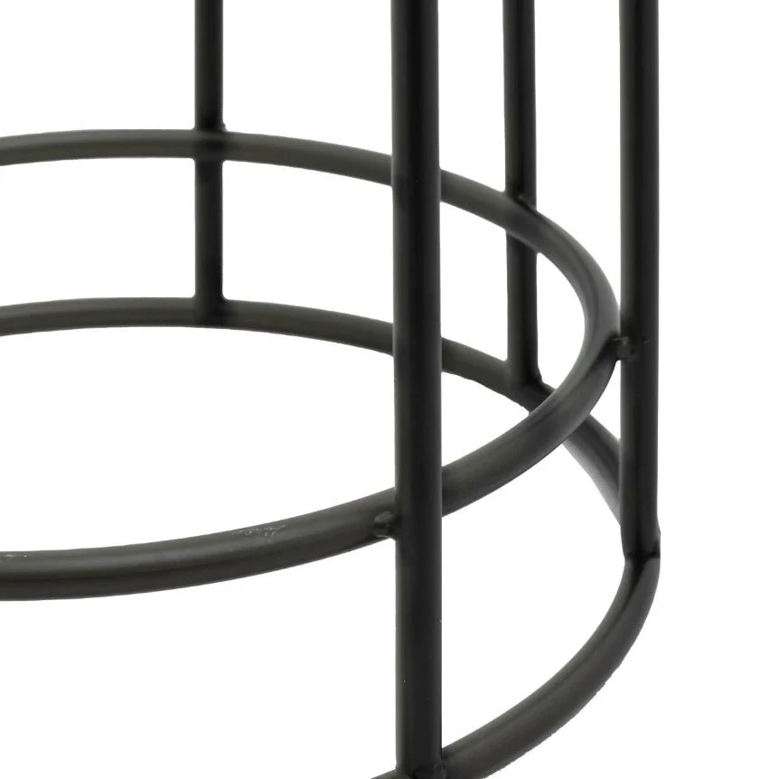 Jacob Round Metal Welly Boot Stand - Black - Image 5