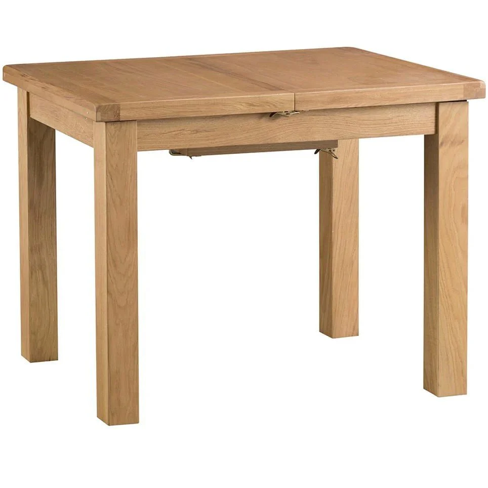 Kirdford Oak Butterfly Extending Table - 1m - Image 2
