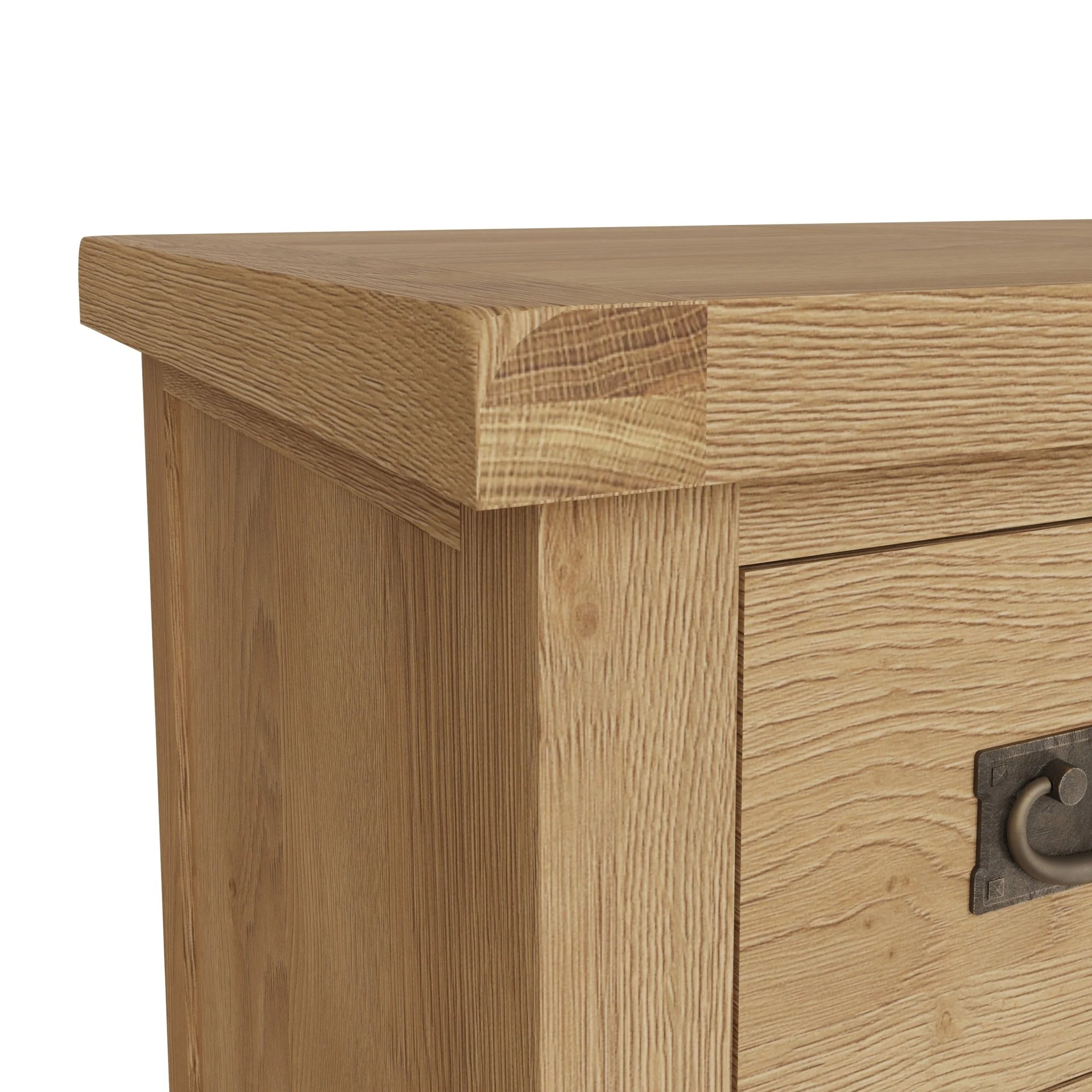 Kirdford Oak Corner Computer Desk - Image 4