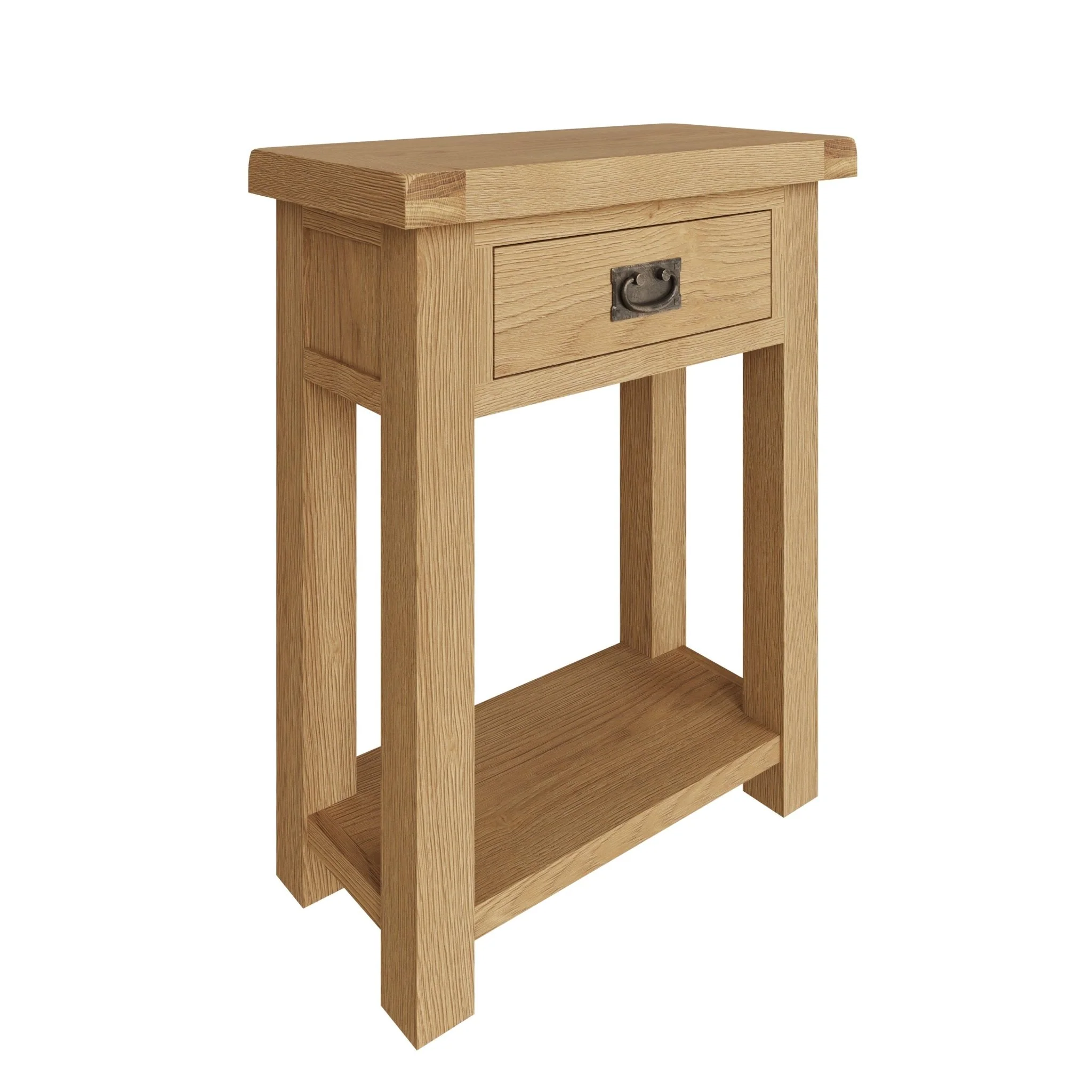 Kirdford Oak Telephone Table - Image 3