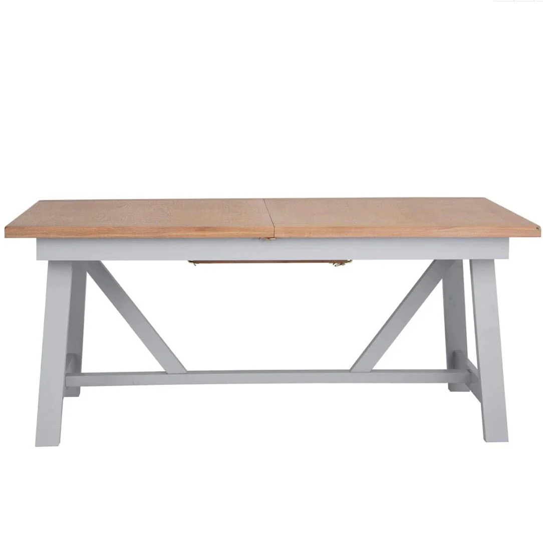 Loxhill Grey Butterfly Extending Dining Table - 1.8m - Image 2