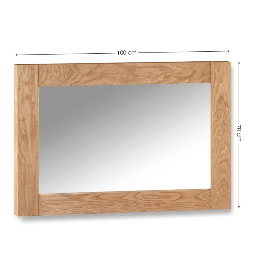 Marlborough Oak Wall Mirror - Image 5