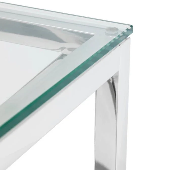 Miami Lamp Table - Silver - Image 6