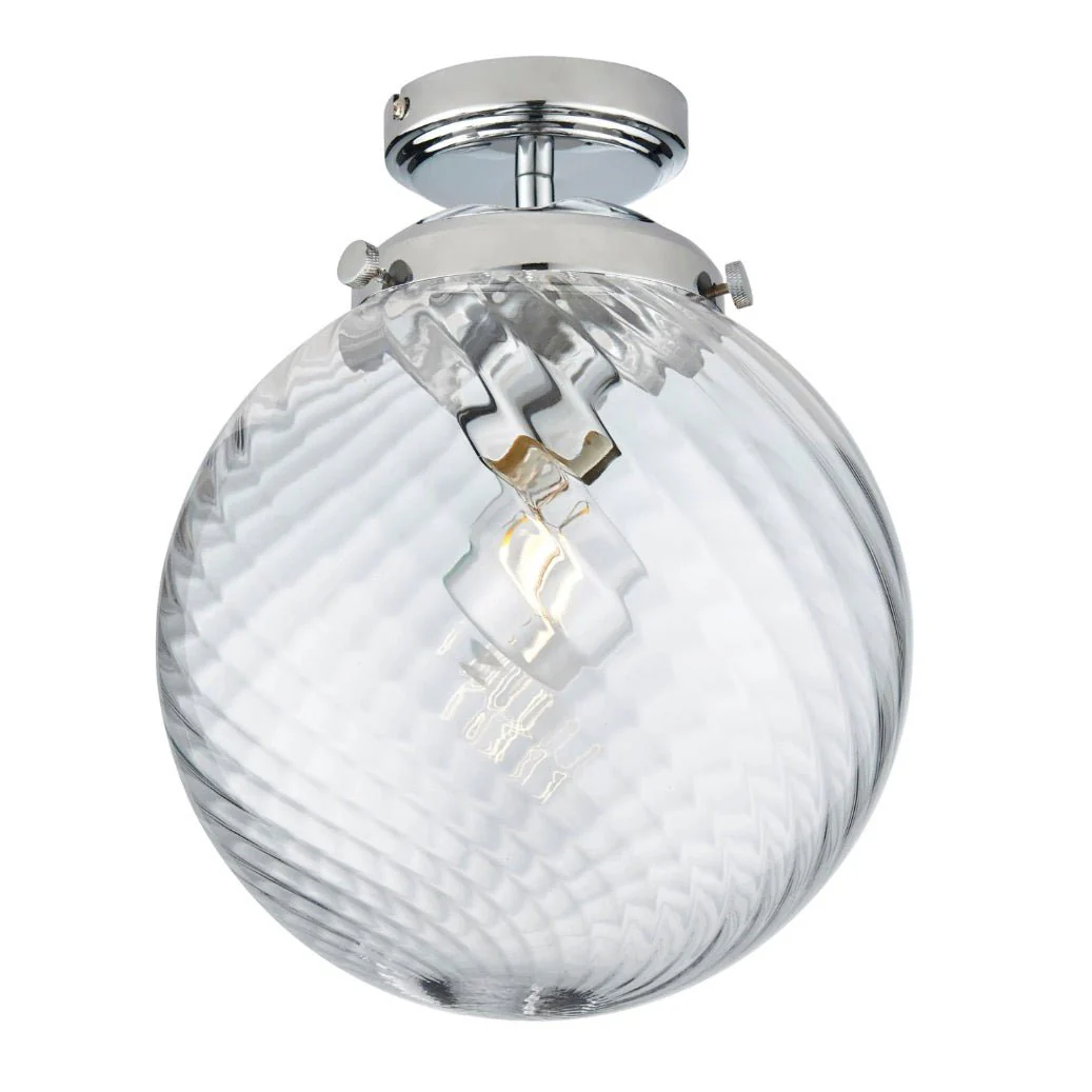 Milston Bathroom Ceiling Light - Chrome - Image 7