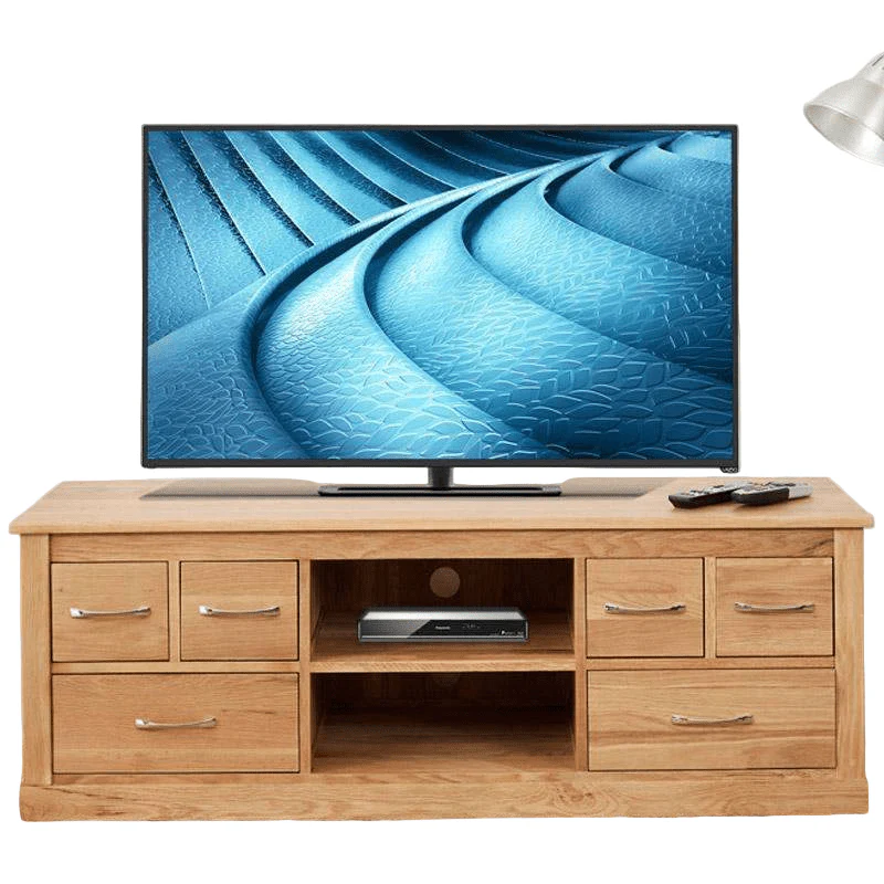 Mobel Oak Large Widescreen Television Cabinet - Image 2