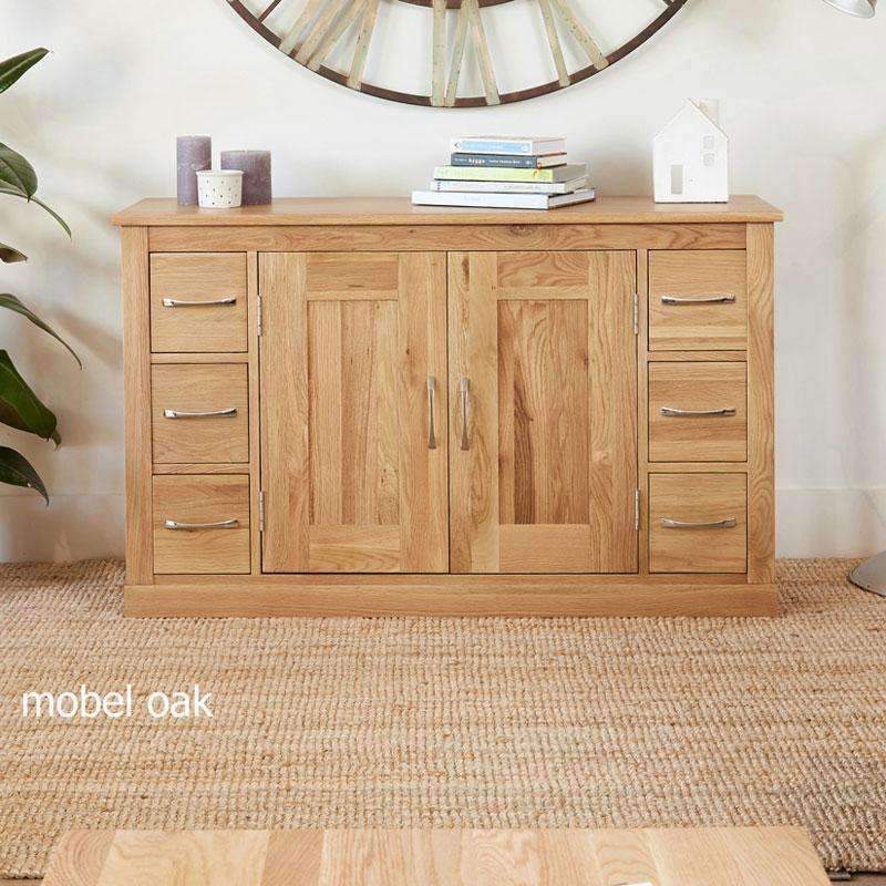 Mobel Oak Small Sideboard - Image 4