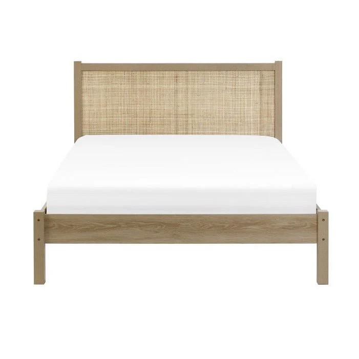 Padstow Rattan Oak Bed (2 Sizes) - Image 5