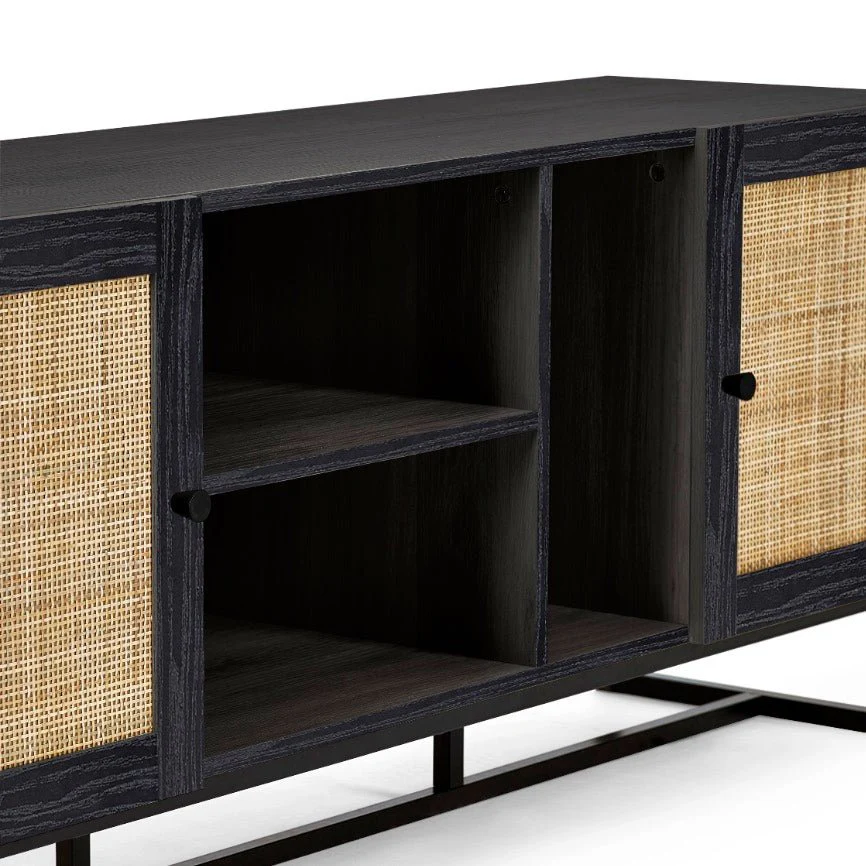 Padstow TV Unit - Black - Image 5