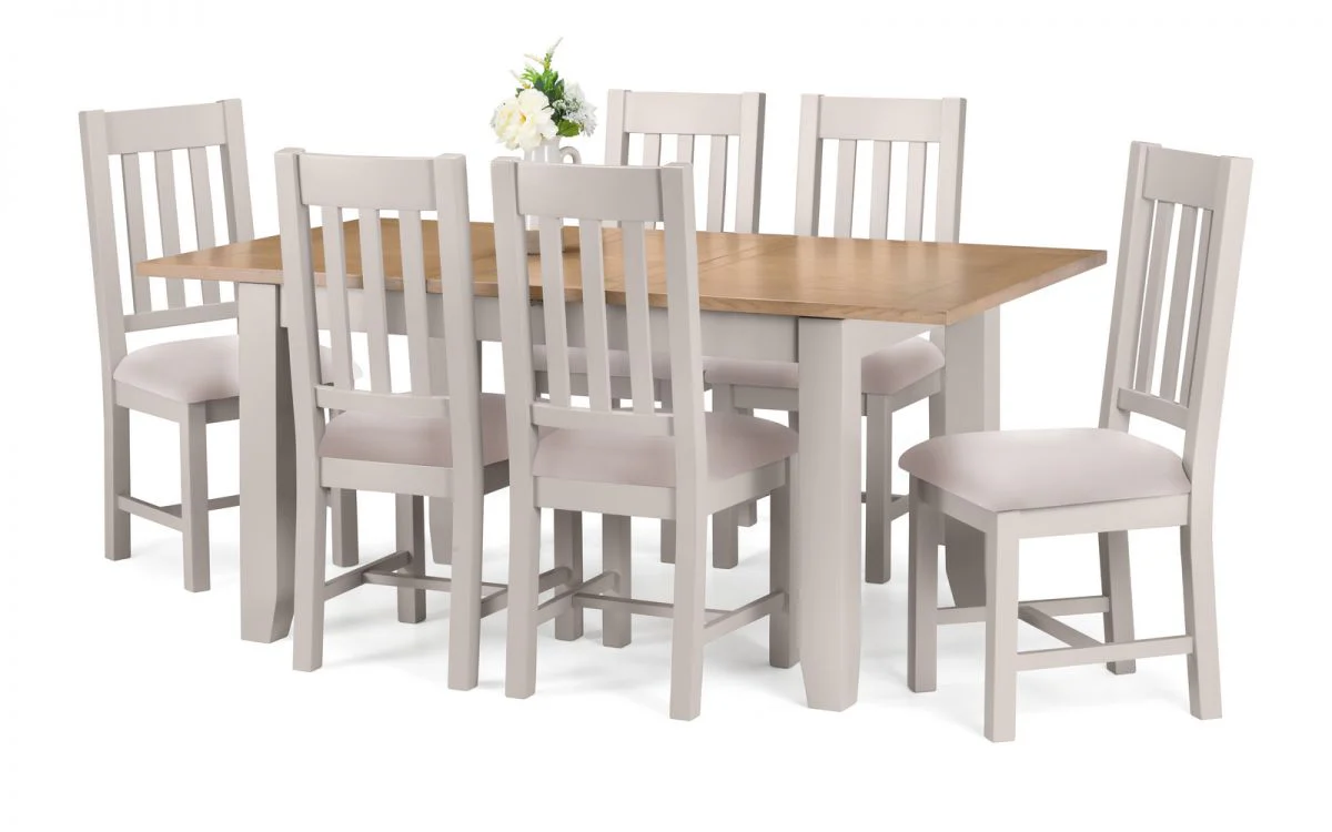 Richmond Elephant Grey Extending Dining Table - Image 5