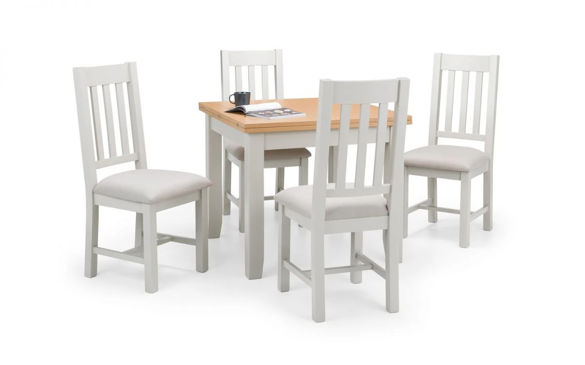 Richmond Elephant Grey Flip Top Dining Table - Image 9