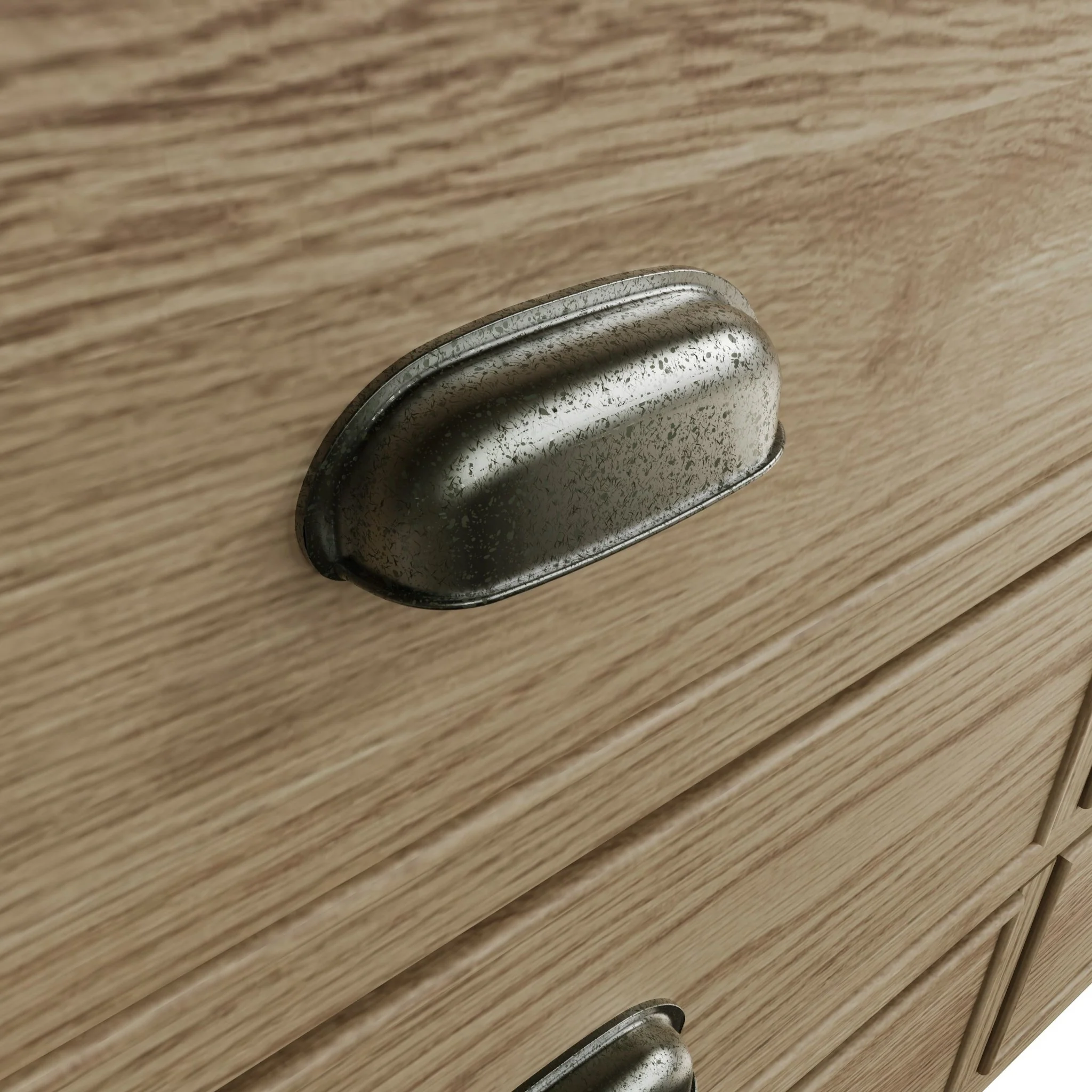 Rusper Oak 6 Drawer Chest of Drawers - Image 5