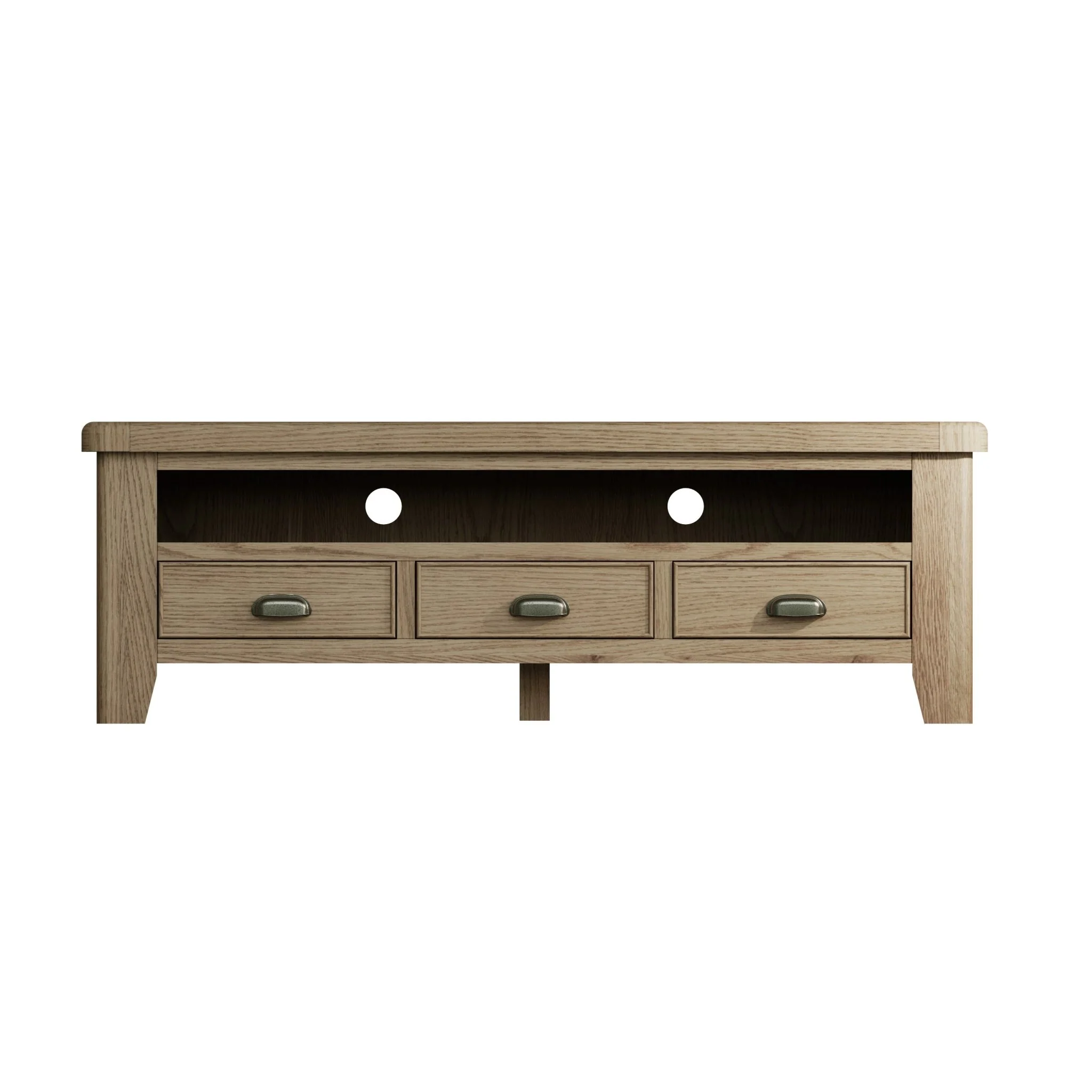 Rusper Oak Large TV Unit - Image 3