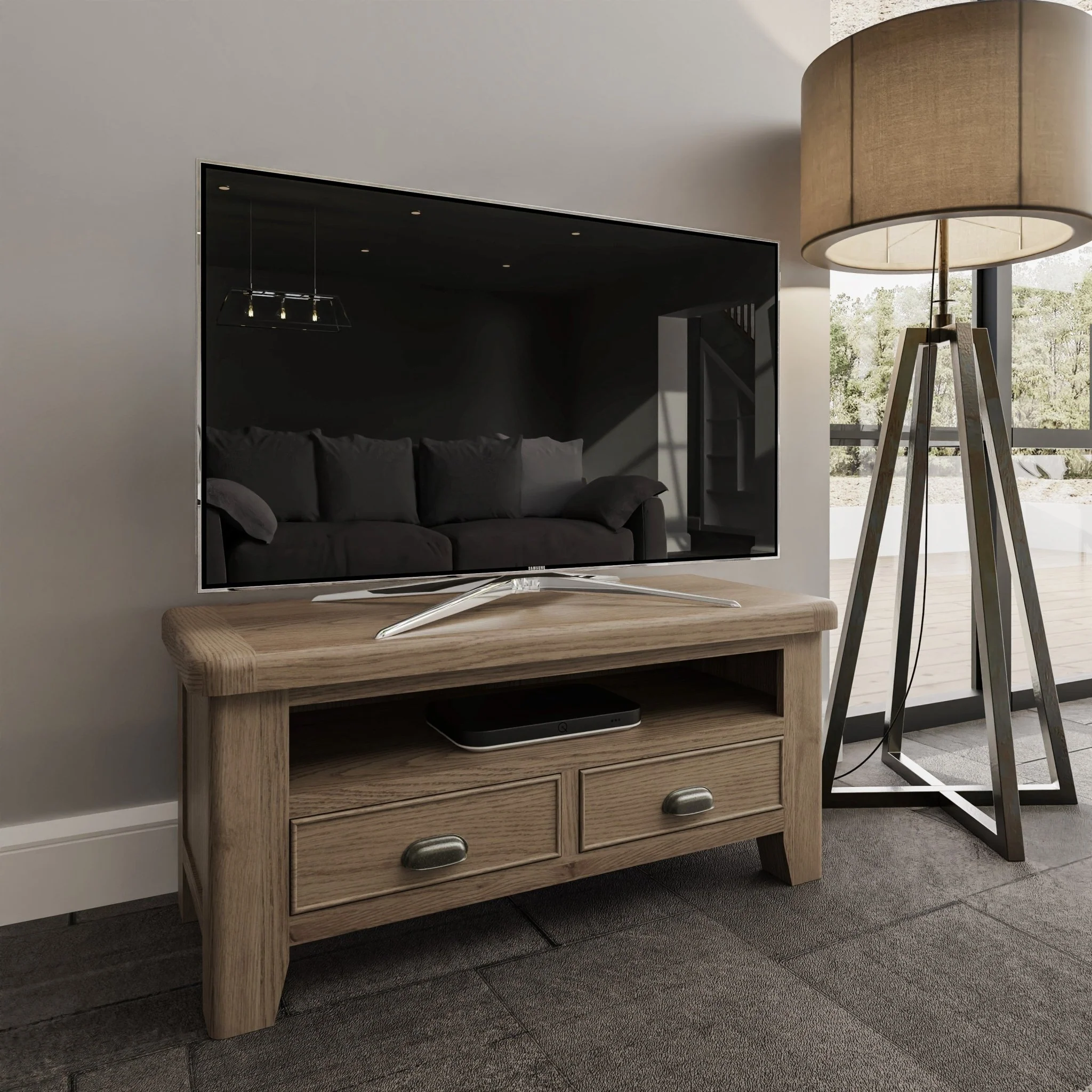 Rusper Oak TV Unit
