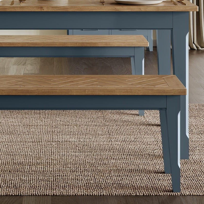 Signature Blue Dining Bench (2 Sizes) - Image 3