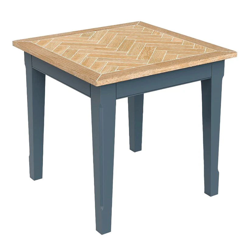 Signature Blue Square Dining Table - Image 3