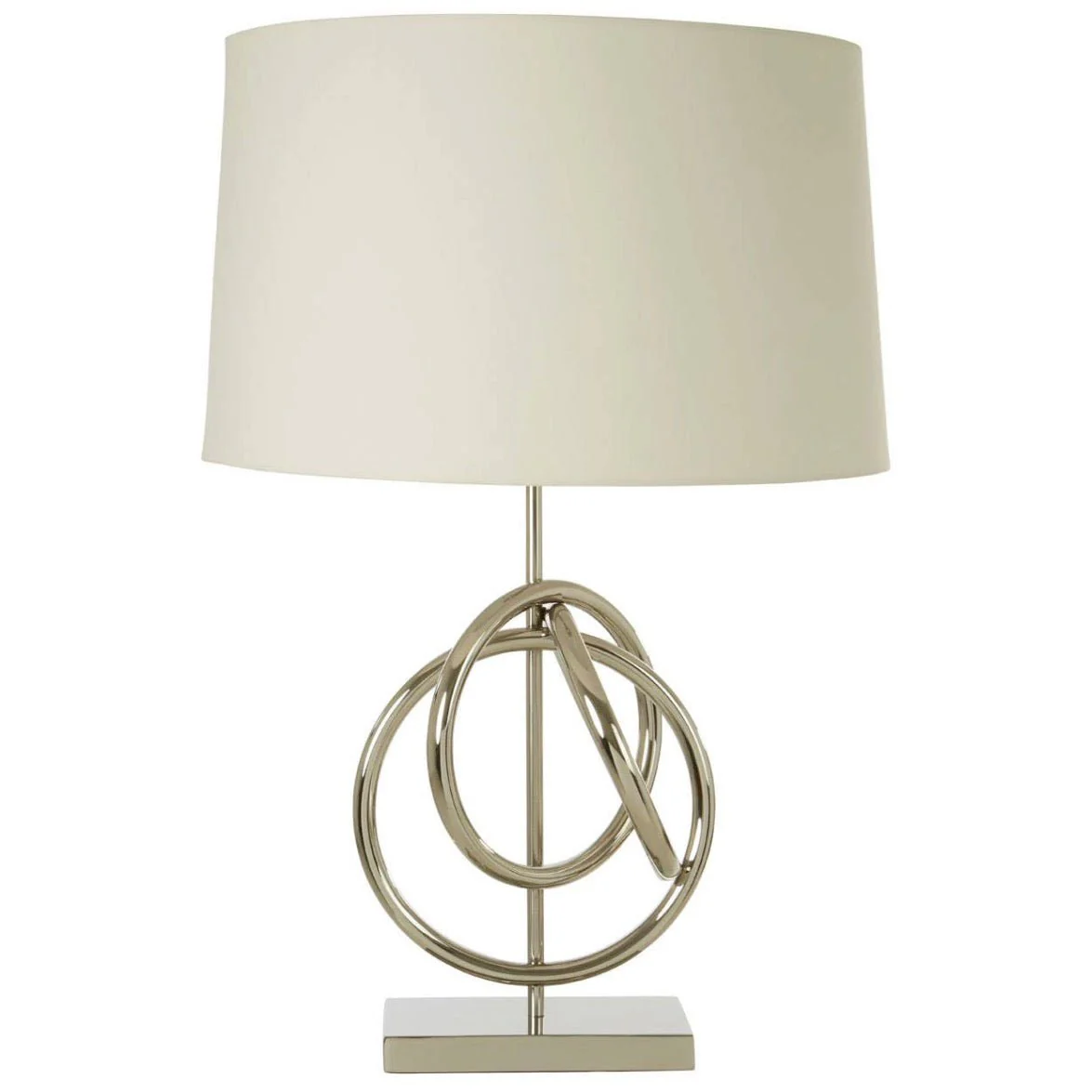 Skye Table Lamp with Banded Base & Shade - Image 2