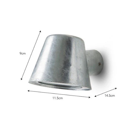 St Ives Mast Outdoor Light - Galvanised Steel - Image 3