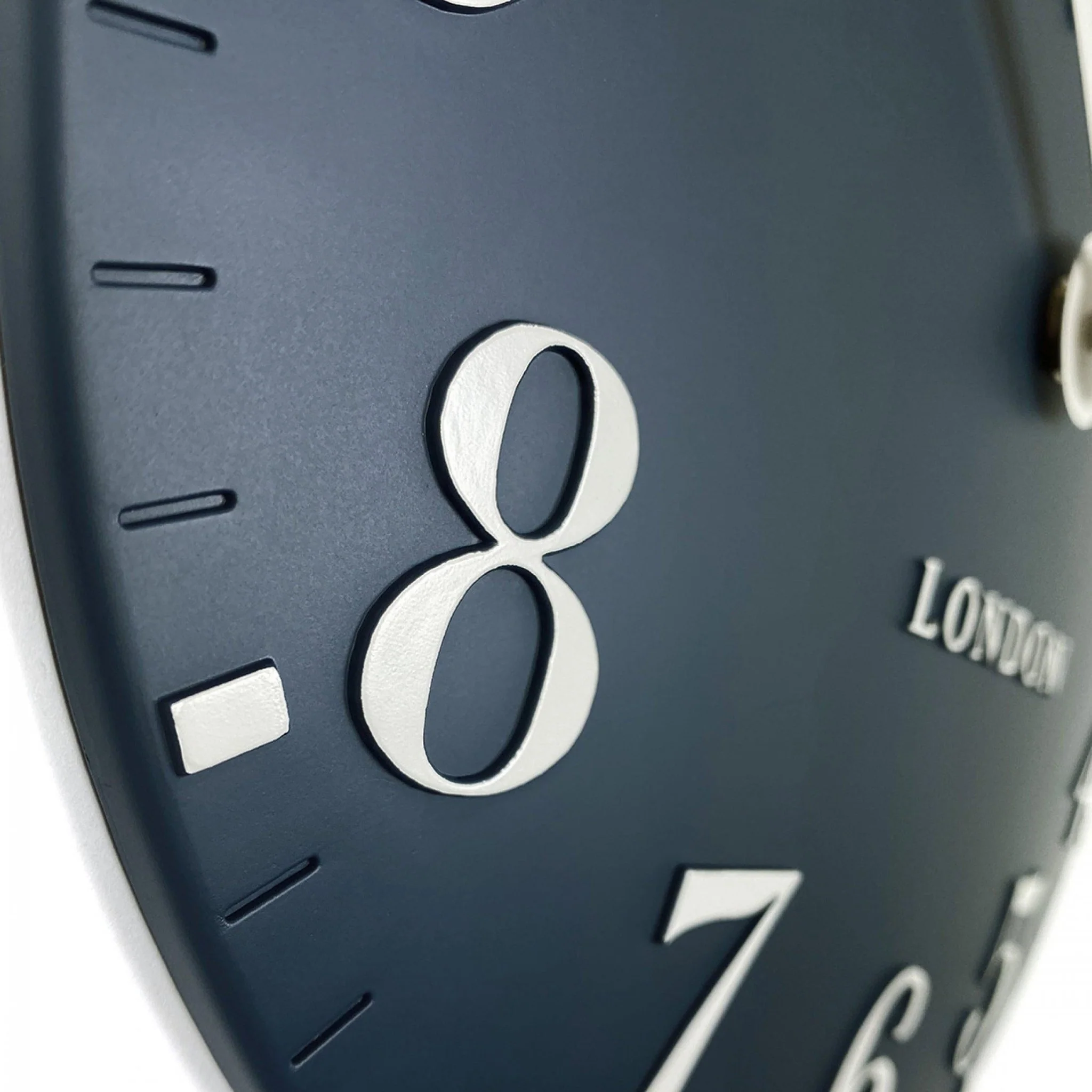 Thomas Kent Arabic Wall Clock - Ink Blue (30cm/12") - Image 3