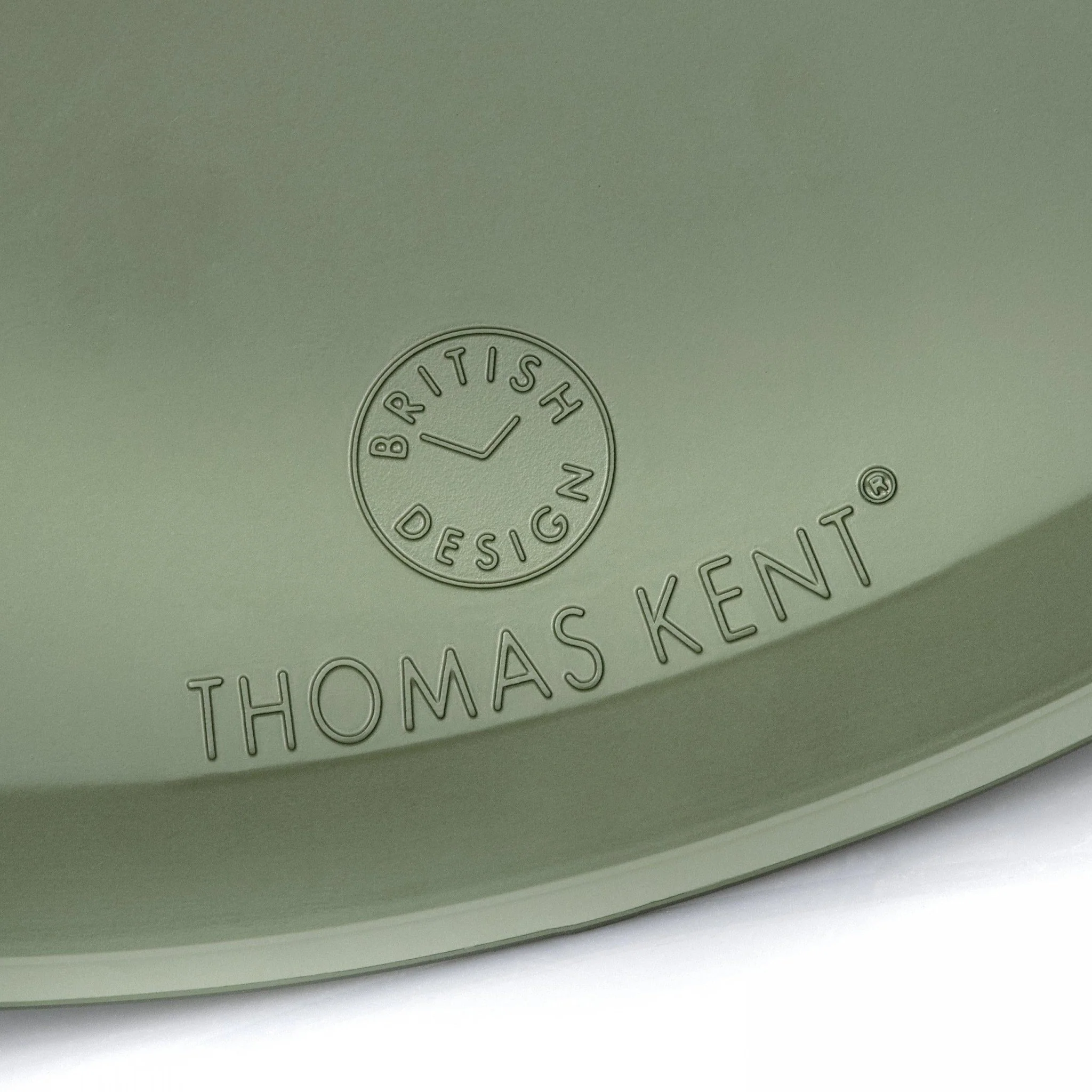 Thomas Kent Lichen Green Arabic Wall Clock (30cm/12") - Image 5