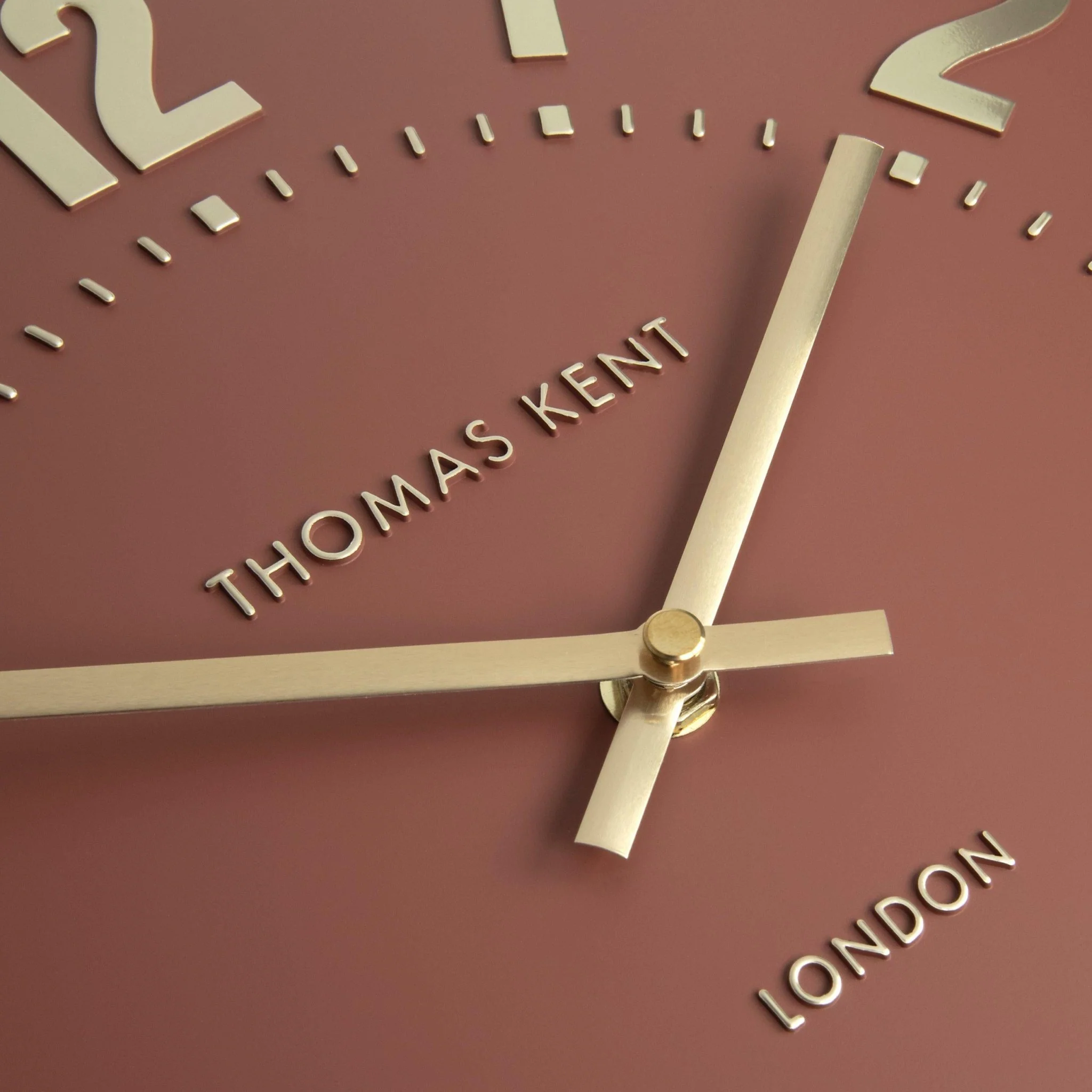 Thomas Kent Mulberry Wall Clock - Auburn (30cm/12") - Image 4
