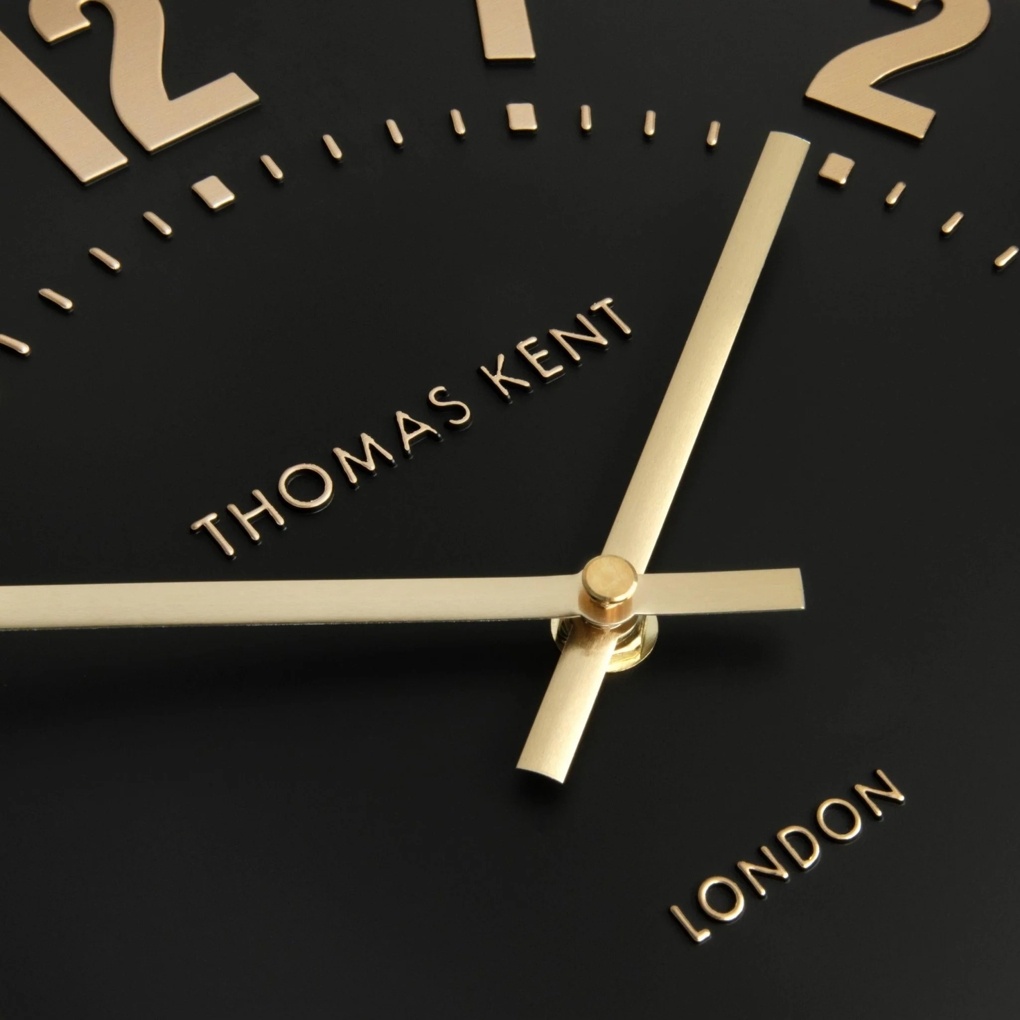 Thomas Kent Mulberry Wall Clock - Noir (30cm/12") - Image 4