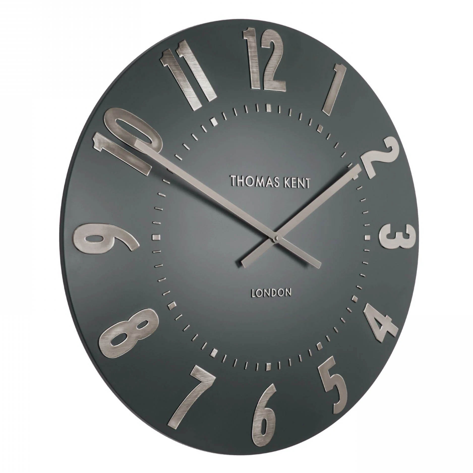Thomas Kent Mulberry Wall Clock - Olive Green (30cm/12") - Image 3