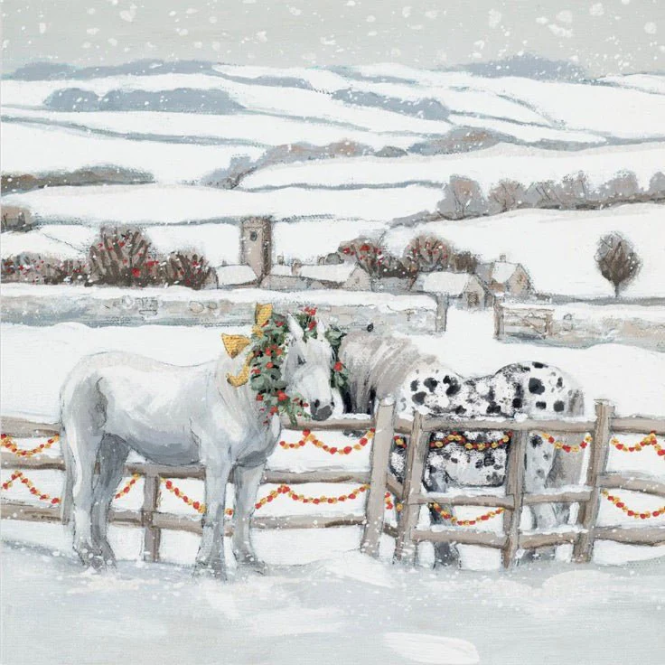 White Christmas Charity Christmas Cards - Pack of 6